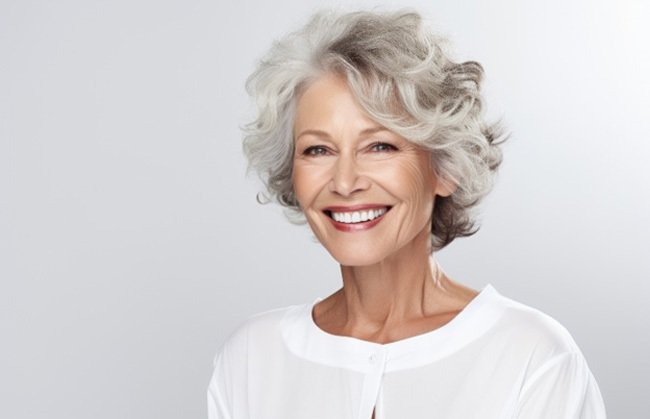 Female dentures candidate in Kent